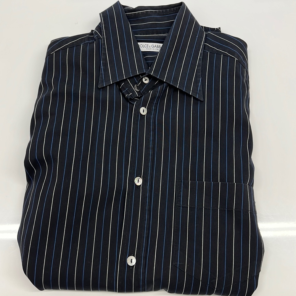 Authentic Dolce & Gabbana Button Down Dress Shirt